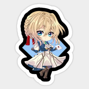 Chibi Violet Evergarden Fanart! Sticker